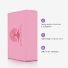 Pink EVA Yoga Block - 3X6X9 Inches