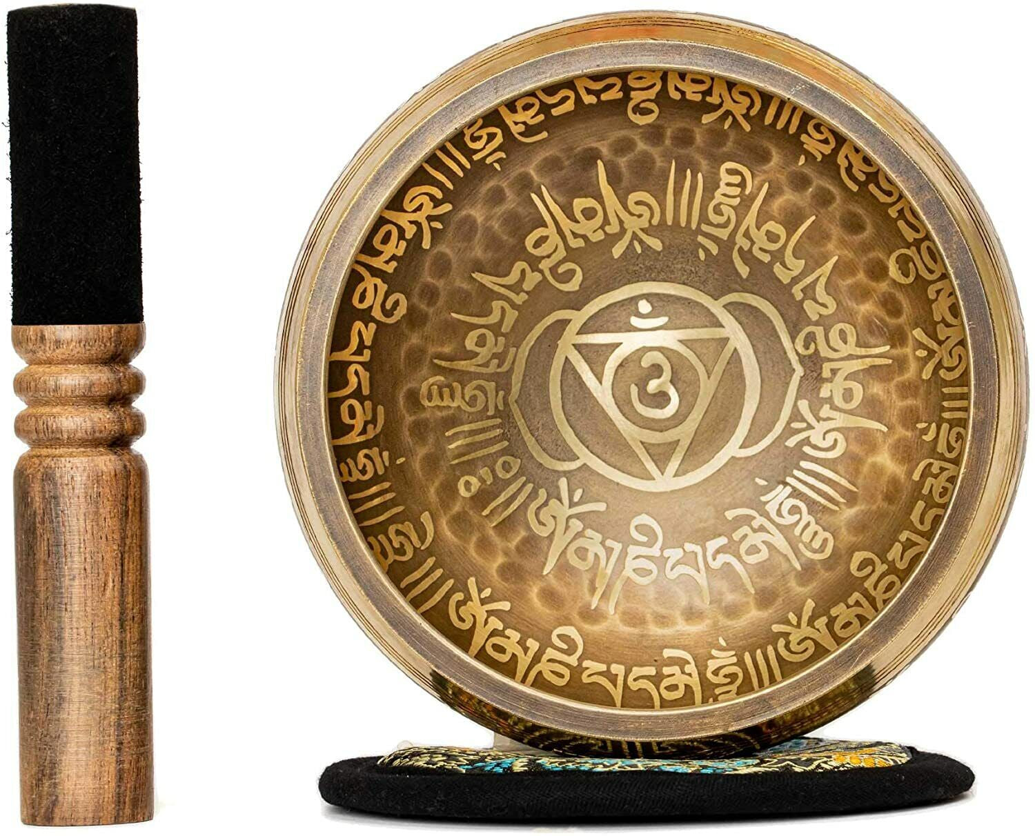 Tibetan Singing Bowl Set ~ for Yoga, Meditation and Sound Healing Third Eye !!