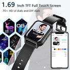 Smart Watch for Android Phones 1.69" Touch Screen Smart Watches for Women Men  Smartwatch Fitness Watches with Heart Rate Monitor Sleep Tracker Calorie Pedometer Sports Activity Fitness Tracker