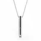Stress Anxiety Necklace Mindfulness Breathing Tool Natural Calming Relief Chain Breathlace Necklaces Quit Smoking Anxiety Relief
