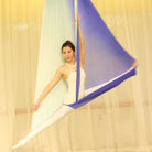 Anti-Gravity Multicolour Yoga Hammock Flying Swing 5M Fabrics Yoga Belts for the Yoga Exercise Air Swing Bed Trapeze Yoga Studio