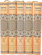 Premium Ylang Ylang Incense Sticks, 5 Set Gift Pack with a Free Holder in Each Box. Includes 150 Sticks and Five Incense Burners | Perfect for Home Decor and Gifts.