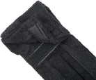 Cotton Football Field Towel with Hook & Loop Closure, Sports Towel for Sweat & Grip, Gym & Youth Football, Black