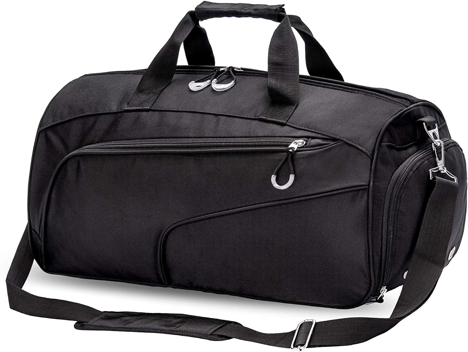 Sports Gym Bag with Shoes Compartment &Wet Pocket Gym Duffel Bag Overnight Bag for Men and Women