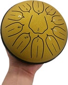 Rain Drum Steel Tongue Drum Hand Drum for Yoga Mind Meditation Gift 3 in / 6 IN