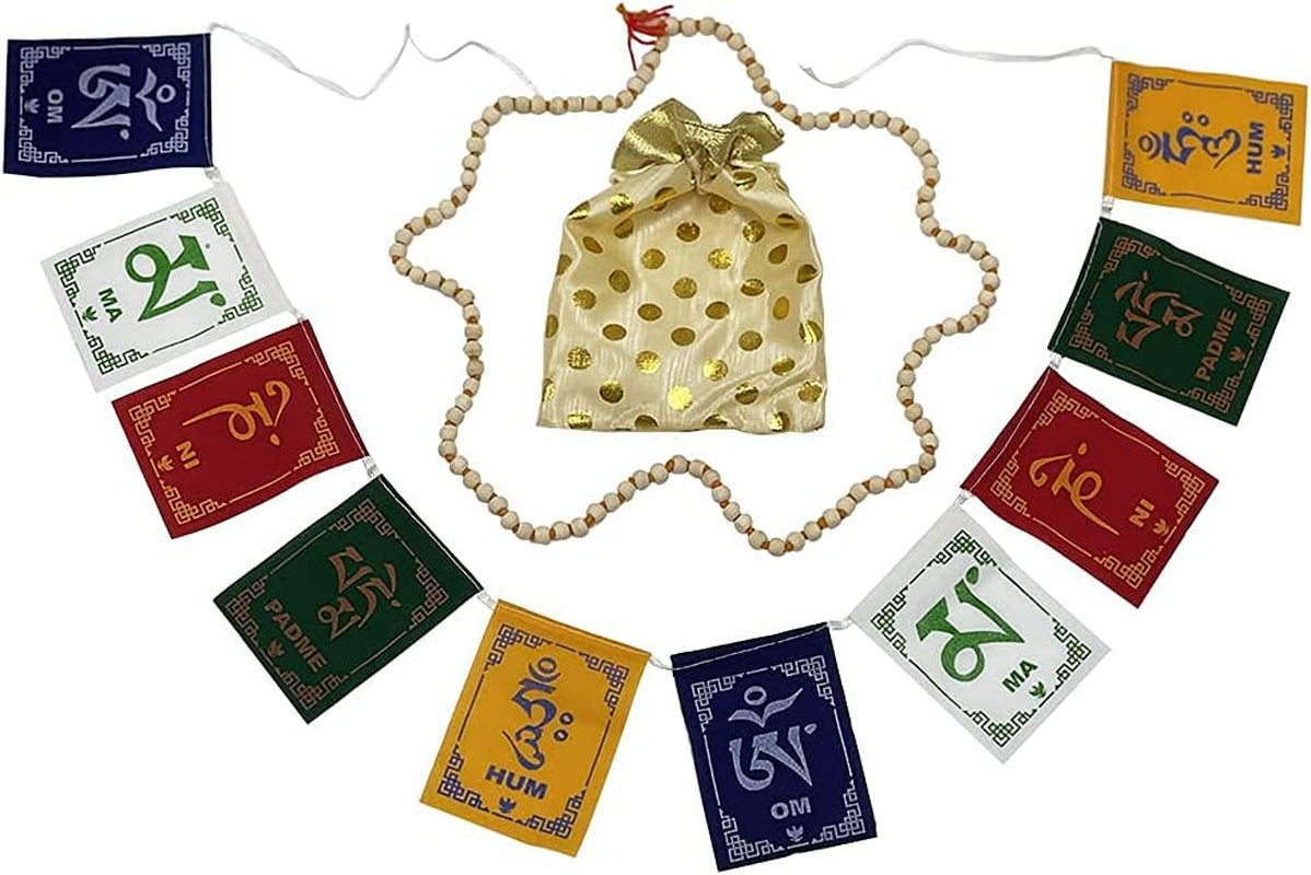 Chakra Singing Bowls Set Cuencos Tibetanos with Cushion Mallet Tulsi Beads Mala Tibetan Prayer Flag for Meditation Mindfulness - Style2 Size Large
