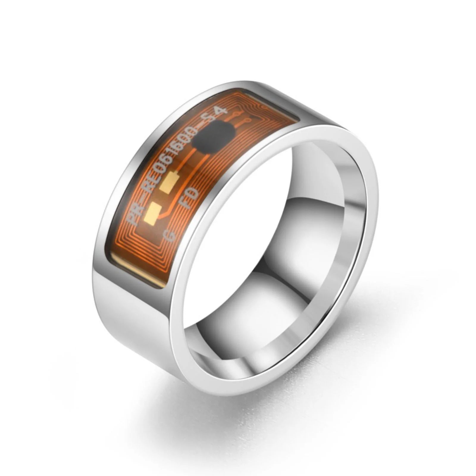 NFC Mobile Phone Smart Ring Stainless Steel Ring Wireless Radio Frequency Communication Water Resistance Jewelry