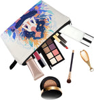 Yoga Gifts Colorful Yoga Makeup Bag Cute Small Organizer Bag with Zipper Yoga Print Cosmetic Bag Birthday Gifts for Yoga Lovers Coach Women Friends