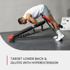 Multi-Functional FID Weight Bench for Full All-In-One Body Workout – Hyper Back Extension, Roman Chair, Adjustable Ab Sit up Bench, Incline Decline Bench, Flat Bench