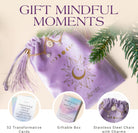 52 Somatic Therapy Exercise Cards- Mindfulness Cards for Stress Relief -Meditation Cards for Mindful Affirmations- Positive Affirmations Cards - Perfect Mindfulness and Self Care Gifts