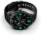 Smart Watches for Men Women, Sport Fitness Tracker Watch with Body Temperature/Heart Rate/Blood Pressure/Spo2/Sleep Monitor/Pedometer/Waterproof, Bluetooth Smartwatch, Black