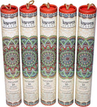 Premium Vanilla Incense Sticks, 5 Set Gift Pack with a Free Holder in Each Box. Includes 150 Sticks and Five Incense Burners | Perfect for Home Decor and Gifts.
