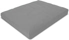 Zabuton Meditation Cushion, Large, Hemp Shadow Gray - 17Oz Organic Hemp