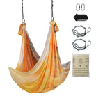 5.5 Yards Aerial Yoga Hammock & Swing Nylon Fabric Full Rigging Hardware for Antigravity Yoga Fitness Bodybuilding