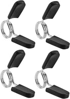 Barbell Clamps Dumbbell Spring Clip Circlip Collars 1 Inch Weight Bars Clips Fitness Weightlifting Lock Buckle 1 Inch for Standard Bar Barbell Strength Training Gym Accessory