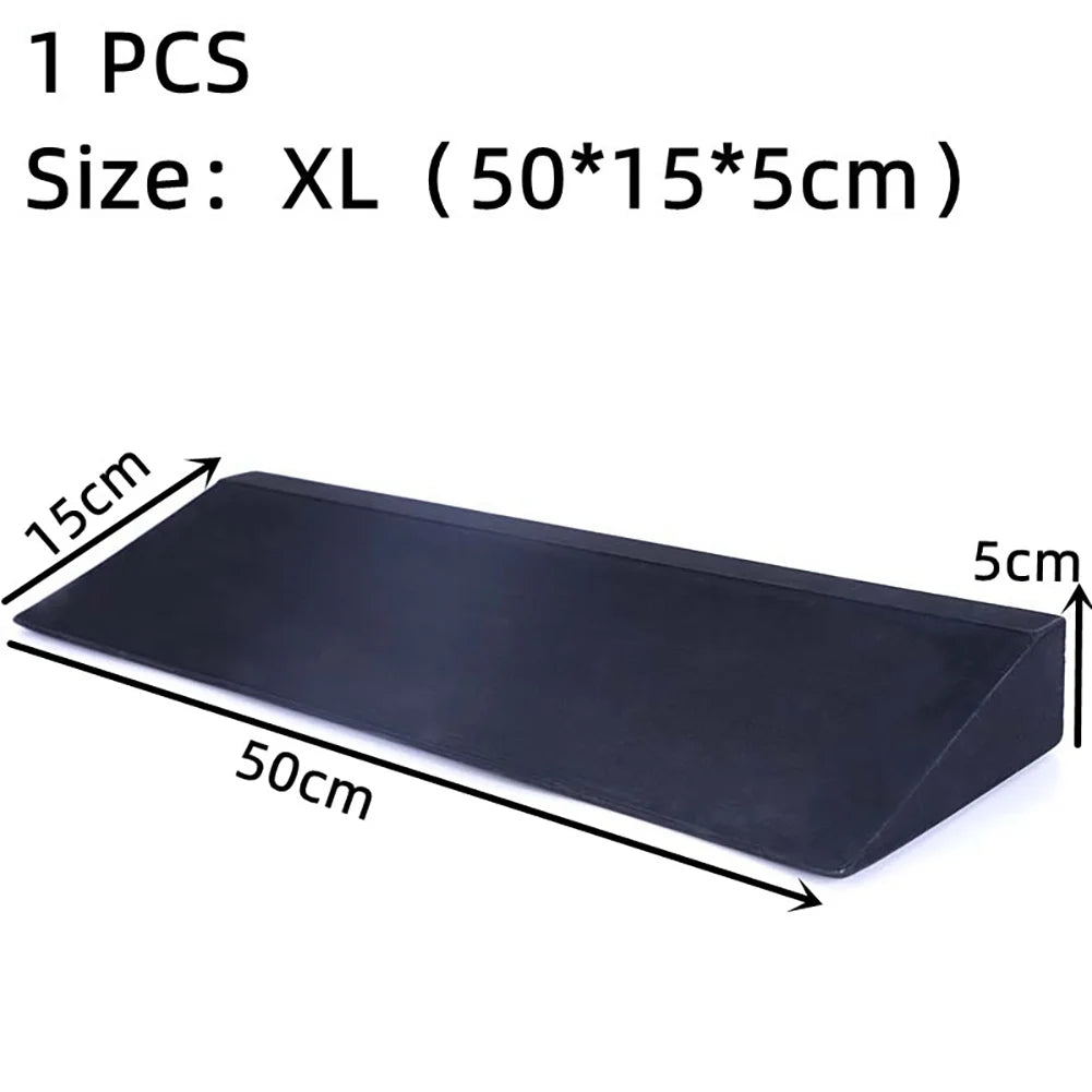 Slant Board Lightweight Squat Block for Exercise Gym Fitness (Black)